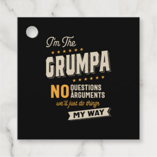 Vatertag   Grumpa Way Funny Grandpa Geschenkanhänger