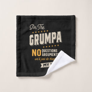 Vatertag   Grumpa Way Funny Grandpa Waschlappen