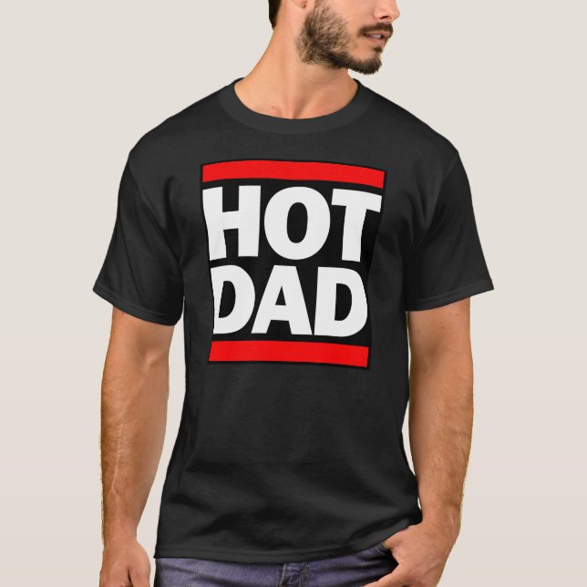 Vatertag HEISSES VATER-Shirt T-Shirt (Vorderseite)