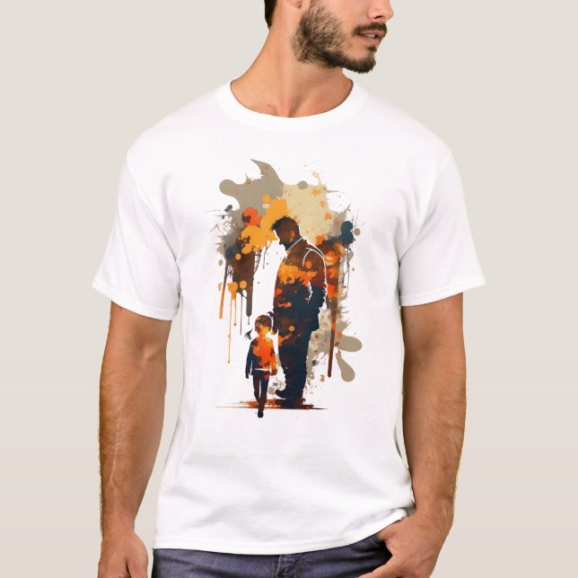 Vatertag heißt T - Shirt (Vorderseite)