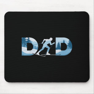 Vatertag Herren Langlauf Vater Mousepad