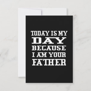 Vatertag   Heute ist Papa Day RSVP Karte