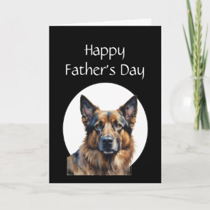 Vatertag Humor Deutscher Schäferhund Karte