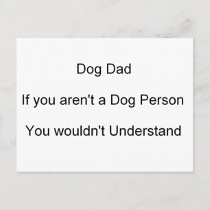 Vatertag Hund Vater Postkarte