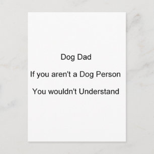 Vatertag Hund Vater Postkarte