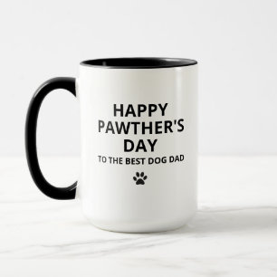 Vatertag-Hund-Vater-Tasse, Personalisierte Haustie Tasse