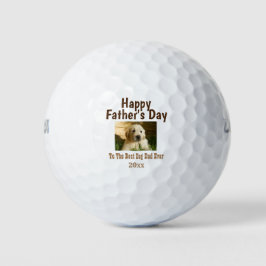 Vatertag Hund-Vater-Welt ist das beste Foto für al Golfball