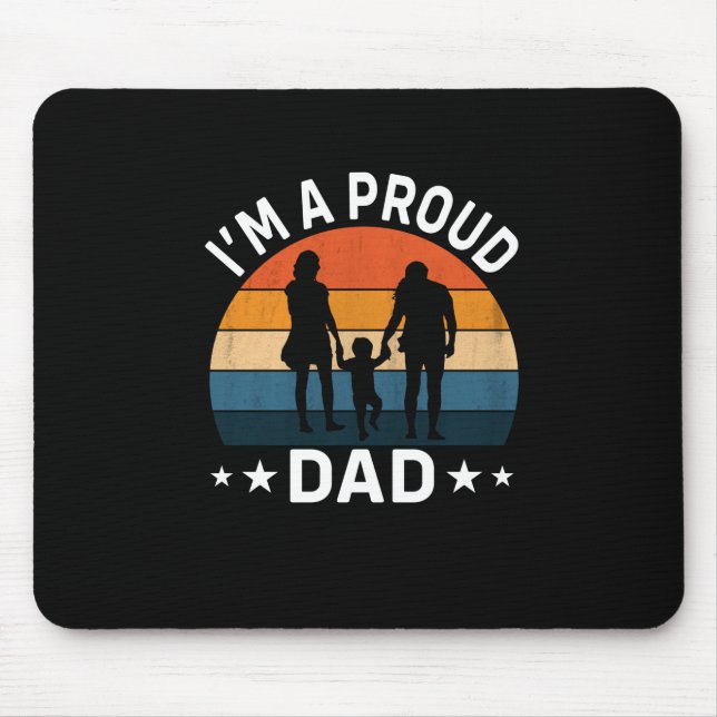 Vatertag Ich bin ein stolzer Vater Mousepad (Vorne)