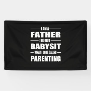 Vatertag Ich bin Vater Banner
