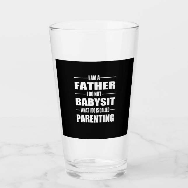 Vatertag | Ich bin Vater Glas (Vorderseite)