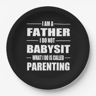 Vatertag Ich bin Vater Pappteller