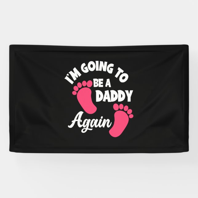 Vatertag | Ich werde wieder ein Papa sein Banner (Horizontal)