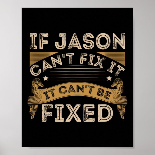 Vätertag Jason Zitat  Poster (Vorne)