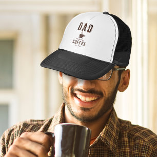 Vatertag Kaffee Humor Papa Est. Truckerkappe