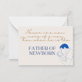 Vatertag-Karte-Vater der neuen geboren-Grußkarte Mitteilungskarte