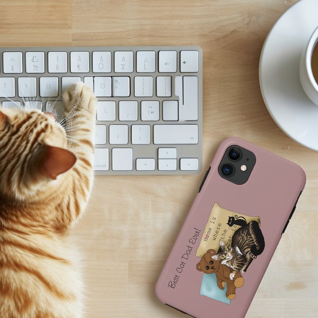 Vatertag Katze Case-Mate iPhone Hülle (Von Creator hochgeladen)