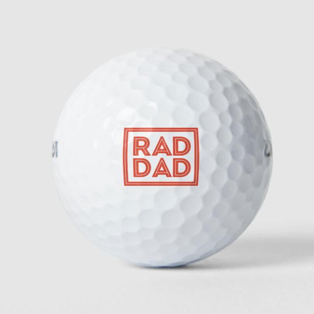 Vatertag - Krasser Vater Golfball (Vorderseite)