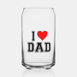 Vatertag - kühne und einfache Gestaltung Dosenglas