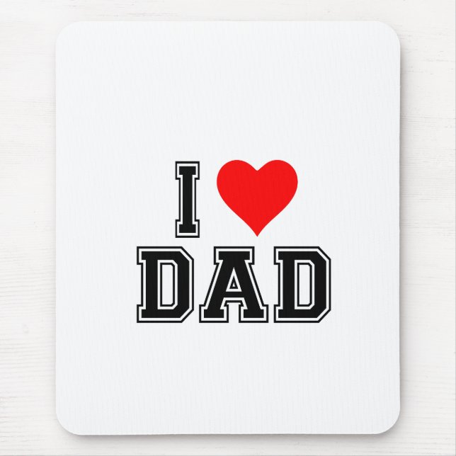 Vatertag - kühne und einfache Gestaltung Mousepad (Vorne)