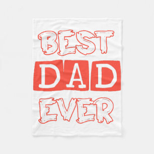 Vatertag Liebe Bester Vater je - Stilvolle Hommage Fleecedecke
