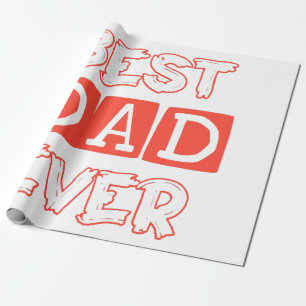 Vatertag Liebe Bester Vater je - Stilvolle Hommage Geschenkpapier