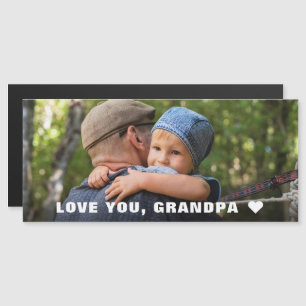Vatertag Liebe Sie Opa Foto Magnet-Karte Magnetkarte