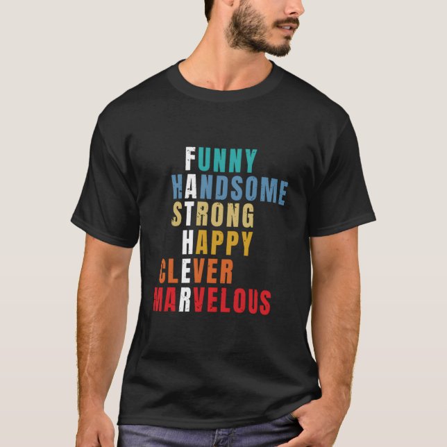 Vatertag Liebend T-Shirt (Vorderseite)