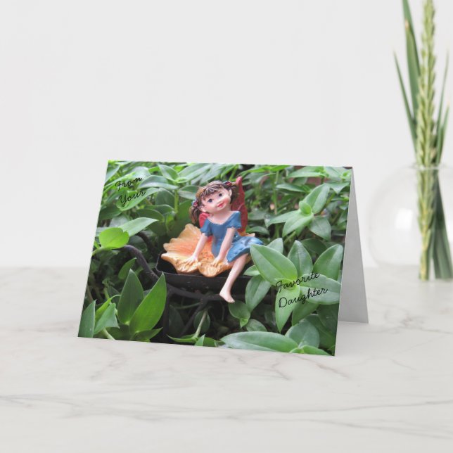 Vatertag Lieblingskarte der Tochter Karte (Vorderseite)