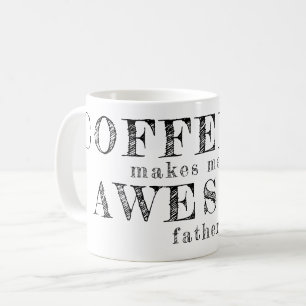 Vatertag lustige Typografie Sondergeschenk für Vat Kaffeetasse