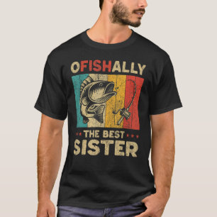 Vatertag Lustiges Angeln Ofishally Die beste Schwe T-Shirt