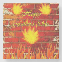 Vatertag Marmorstein Untersetzer