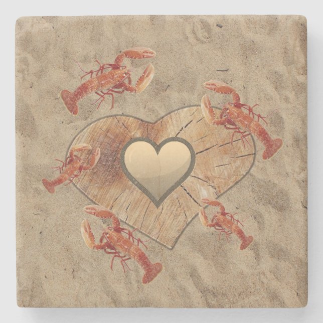 Vatertag Marmorstein Untersetzer (Vorderseite)