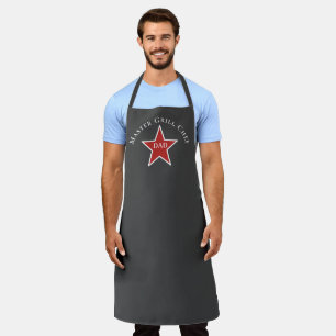 Vatertag, Master Grill Koch Red Star Schürze