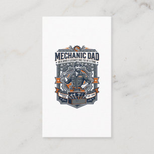 Vatertag Mechaniker Papa Shirt Lustig Arbeitender  Visitenkarte