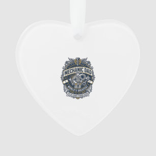 Vatertag Mechaniker Vater Shirt Lustiges Arbeitend Ornament