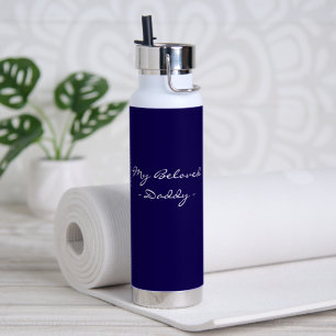 Vatertag, Mein geliebter Papa, Modern, einfaches W Trinkflasche