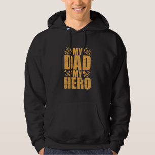 Vatertag Mein Papa Mein Held Hoodie