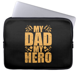 Vatertag Mein Vater Mein Held Laptopschutzhülle