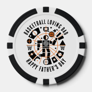 Vatertag mit diesem besonderen Basketball-Liebhabe Pokerchips
