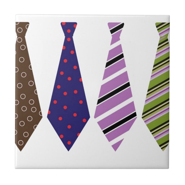 Vatertag Neck Ties Mod Stilvolle Klasse Fliese (Vorderseite)