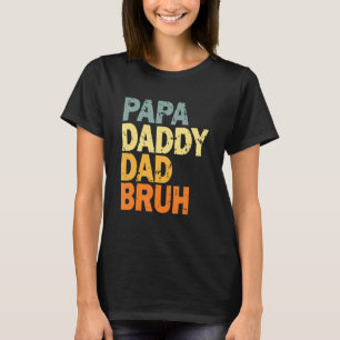 Vatertag Niedlich Männer Frauen Kind Papa Papa Vat T-Shirt