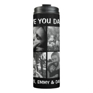 Vatertag oder Geburtstagsgeschenk Liebe Sie Dadd Thermosbecher