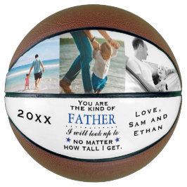 Vatertag oder Geburtstagskassetball des Vaters Basketball