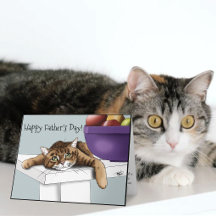 Vatertag Orange Tabby Cat