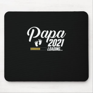 Vatertag Papa Loading 2021 Erster Vater Mousepad