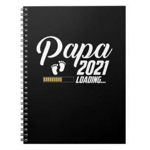 Vatertag   Papa Loading 2021 Erster Vater Notizblock