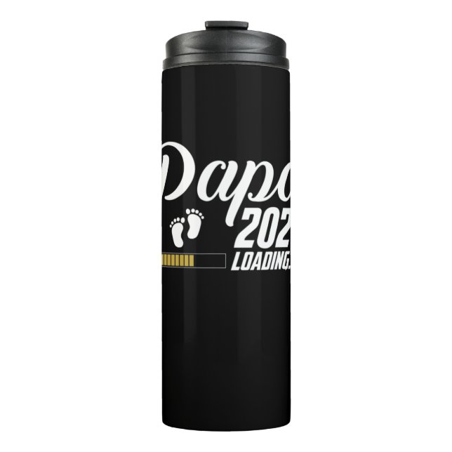 Vatertag | Papa Loading 2021 Erster Vater Thermosbecher (Vorderseite)