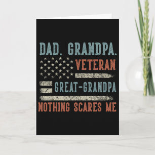Vatertag Papa Opa Veteran Ur-Opa Karte