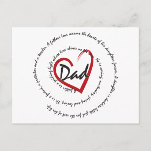 Vatertag Papa Postkarte