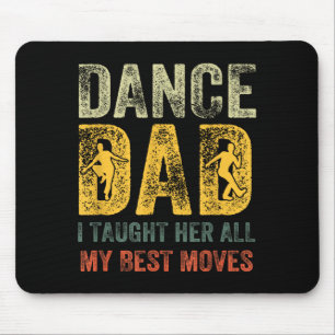 Vatertag Papa Tanz Gelehrte Bewegungen Tänzer Mousepad